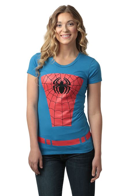 spiderman shirts for women|low quality spider-man female fit.